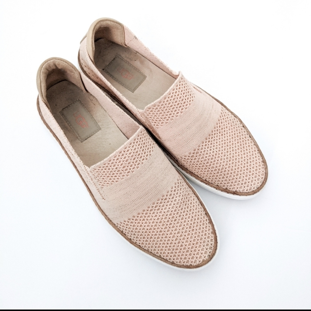 UGG Sammy Metallic Tropical Peach Slip On Sneakers